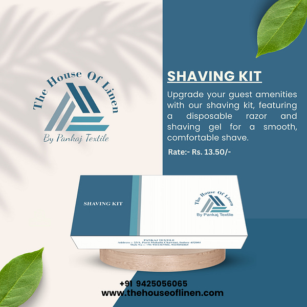 Premium Hotel Shaving Kit